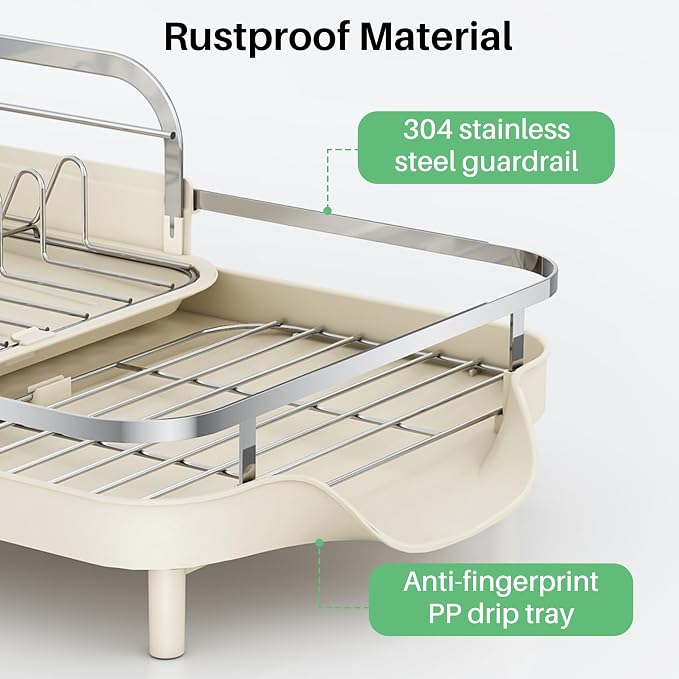 SAYZH Expandable Dish Drying Rack - Image 3