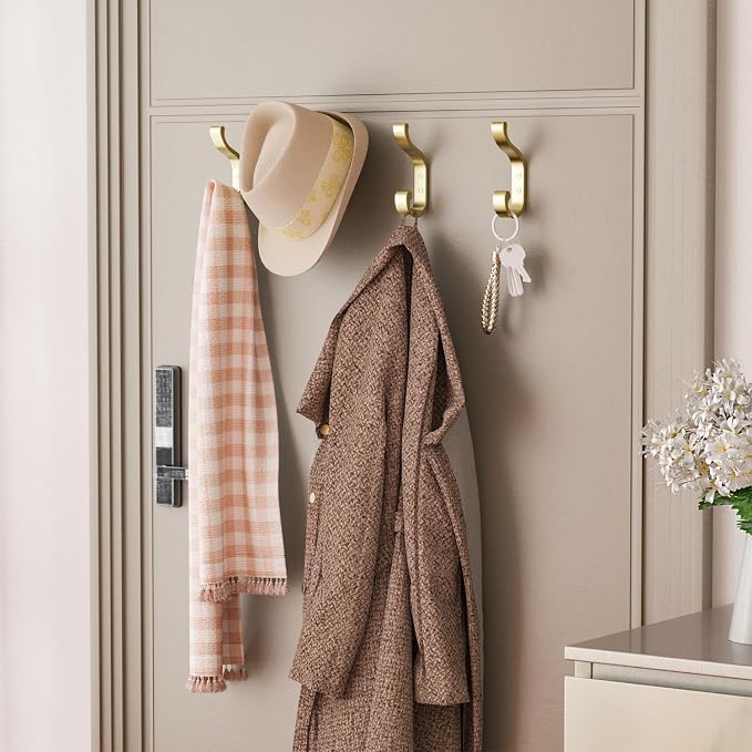Coat Hooks Wall Mount, Heavy Duty Wall Hooks - Image 8