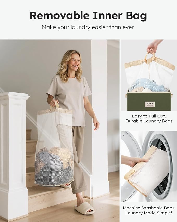 SOLEDI 100L Laundry Hamper - Image 4