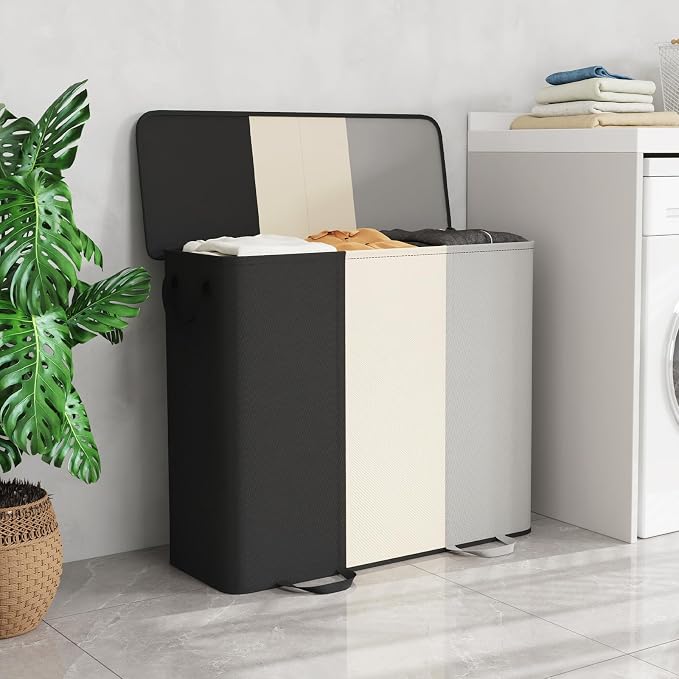 Lifewit Laundry Hamper with Lid, Removable Laundry Bags - Image 2