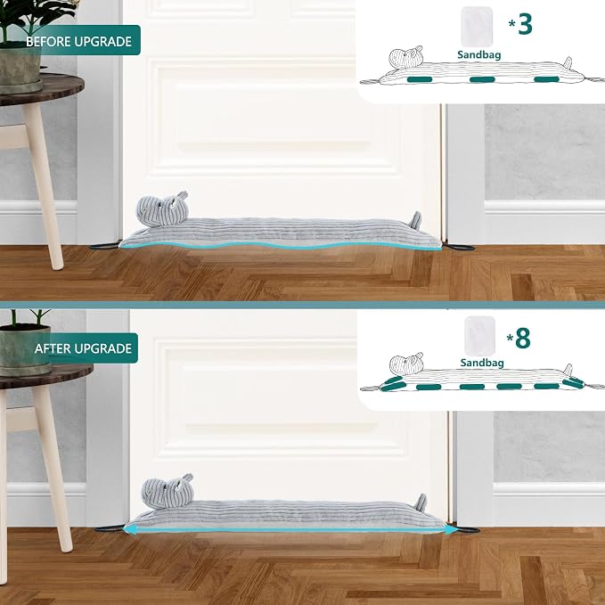 Under Door Draft Stopper Decorative Wind Stopper 42 inch - Image 4