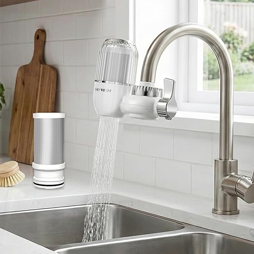 Vortopt Water Filter for Sink Faucet, Faucet Water Filter NSF Certified | 400 by Vortopt