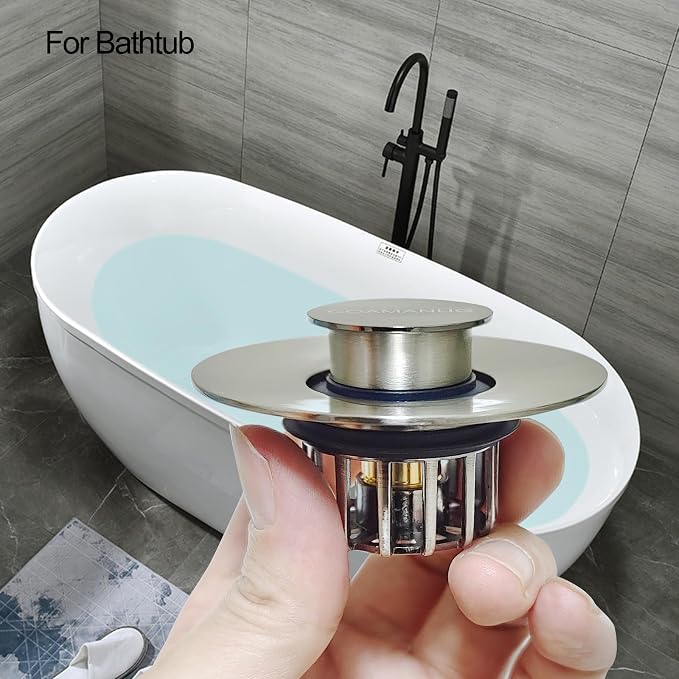COAMANUG Bathtub Stopper | Pop-up Tub Stopper - Image 2