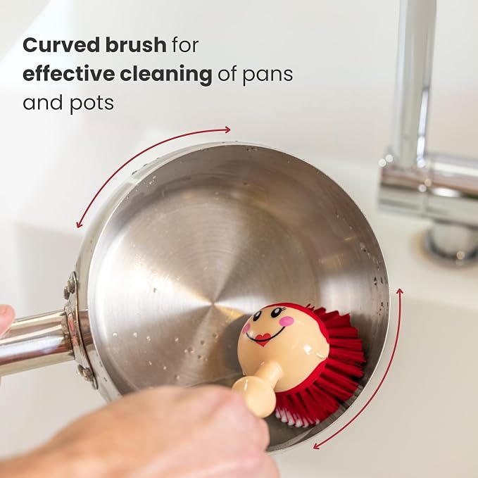 Vigar Dolls Dish Brush with Holder - Image 4