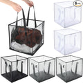 Zopeal 6 Pack Collapsible Mesh Laundry Basket, Single-layer | 13 Inch Square by Zopeal