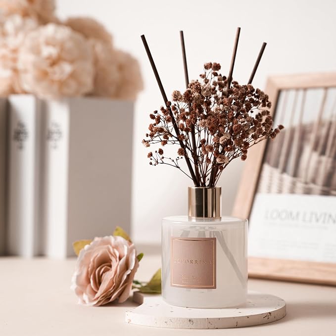 Reed Diffuser Sets- Satin Rose Scented Diffuser - Image 3
