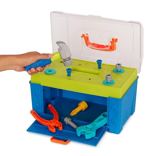 Battat Kids Tool Set, Busy Builder Toddler Tool Box - Image 10