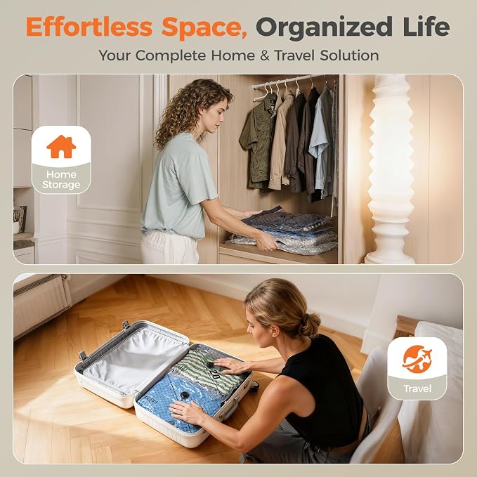 Nicetree 9-Pack Vacuum Bags for Travel - Image 7