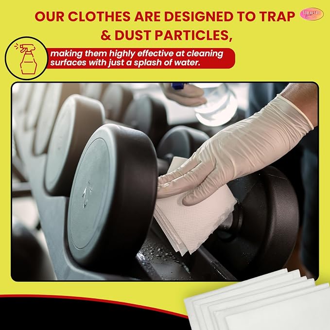Streak Free/3 Microfiber Glass Cleaning Cloth, 6 Pack, Lint Free & Reusable | - Image 7