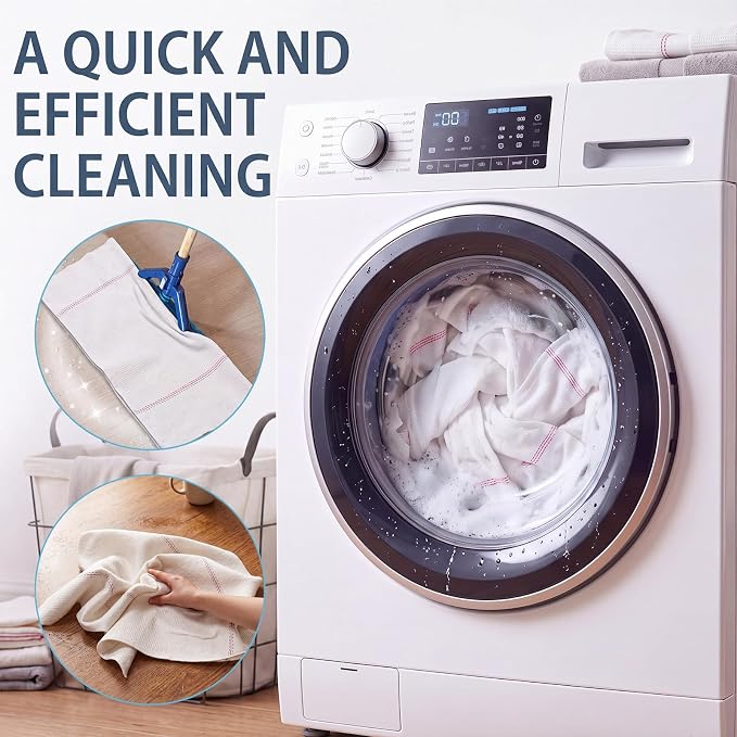 Nuanchu 40 Pieces Extra Large Microfiber Cleaning Cloth Rags Towels Bulk 20 x - Image 4