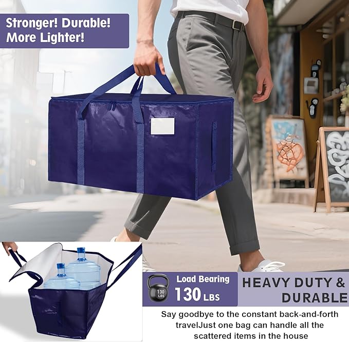 6 Pack-Extra Large Heavy Duty Moving Bags - Image 3