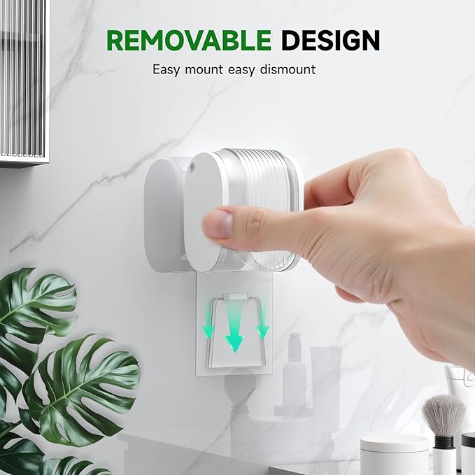 6 Pcs Toothbrush Holders Wall Mounted, Single Slot Design, Shower Self Adhesive - Image 5