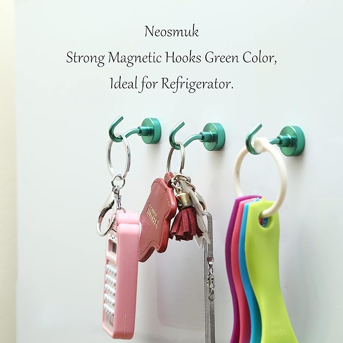 Neosmuk Magnetic Hooks, 30lb Heavy Duty, 15 Pack - Image 3