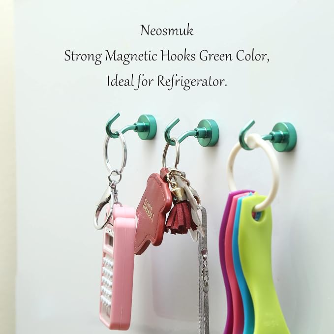 Neosmuk Magnetic Hooks, 30lb Heavy Duty, 10 Pack - Image 4