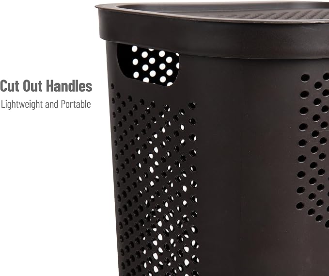 Mind Reader Slim Laundry Hamper - Image 4