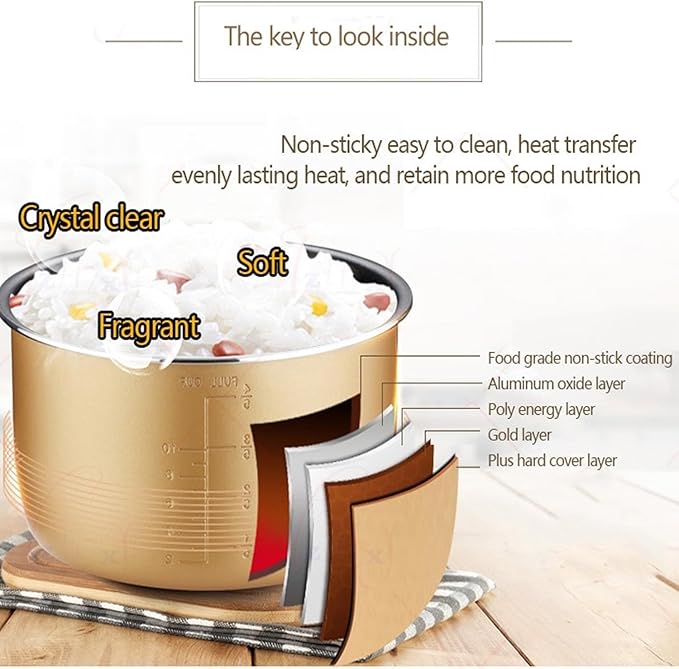 13L Commercial Rice Cooker & rice warmer 60 CUPS Cooked Rice(30-CUPS RAW RICE)| 1350W Fast cooking | Auto turn warming | Large Capacity Rice Cooker for Restaurant (Black)