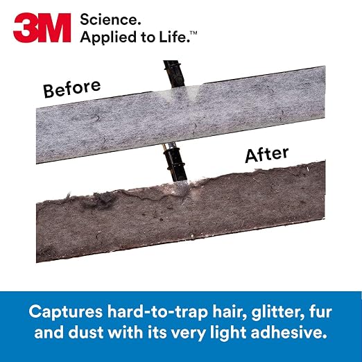 3M Easy Trap Sweep and Dust Sheets, 1 Roll, 250 8" x 6" Sheets | Disposable - Image 4