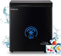 4.0 Cu.ft Compact Chest Freezer Ultra-low Temperature Deep Freezers (Down to -12 ℉) with TWO Removable Baskets Freestanding Black Small Mini Freezer for Home Kitchen Office