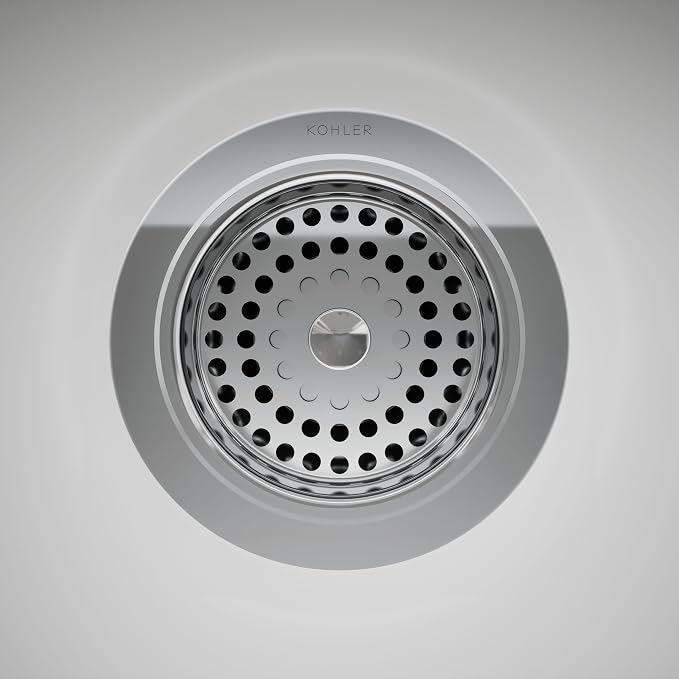 KOHLER K8803-CP Duostrainer Sink Strainer Basket, Removeable Stainless Steel - Image 2
