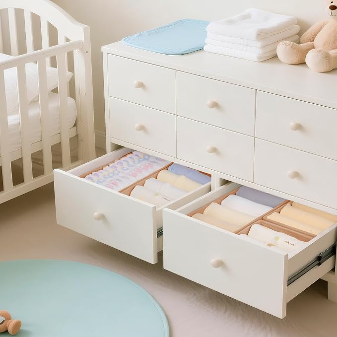 Drawer Organizer Clothes, 10 Pack Dresser Organizer - Image 4