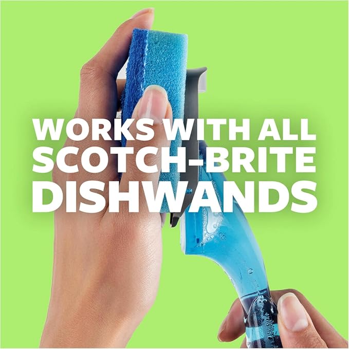 Scotch-Brite Zero Scratch Dishwand Refills, Fits All Scotch-Brite Dishwands - Image 2