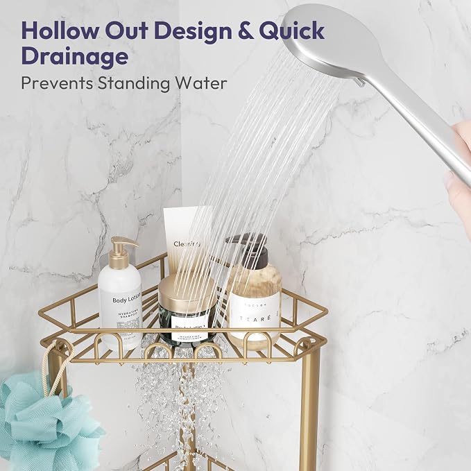 SWTYMIKI Standing Shower Caddy Corner - Image 3