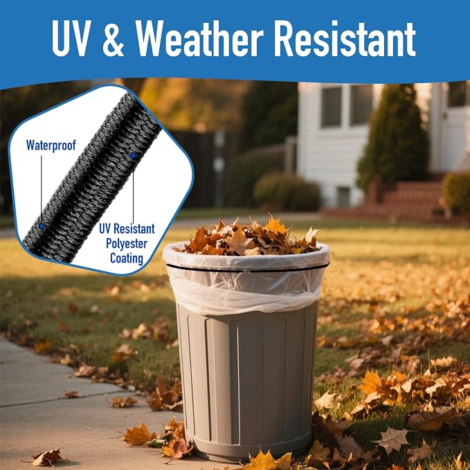 Trash Can Rubber Bands, Heavy-Duty Garbage Bag Holder - Image 4