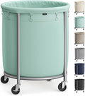 SONGMICS Laundry Basket, Rolling Steel Frame by Unknown