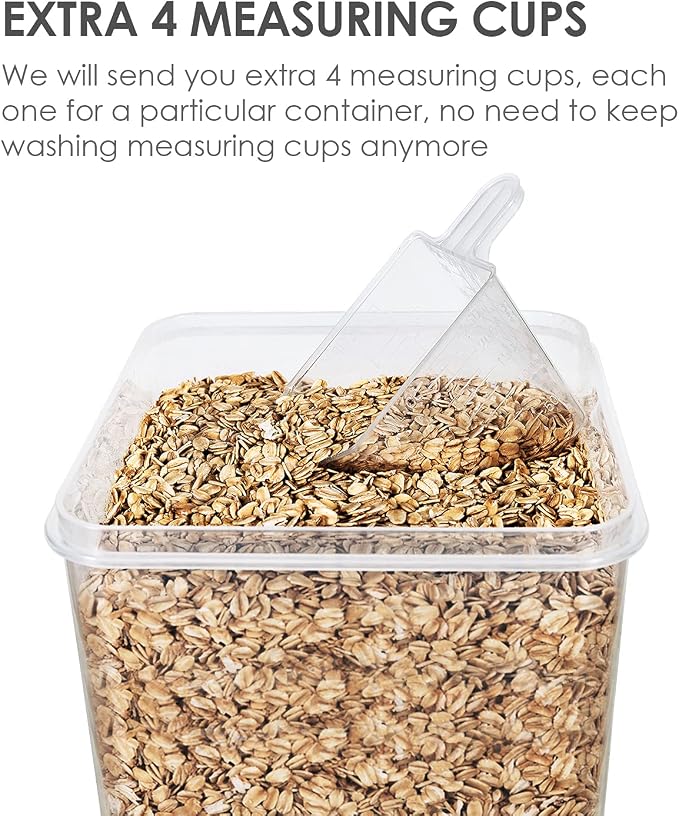 Vtopmart Extra Large Airtight Food Storage Containers, Airtight Seal, BPA Free - Image 5