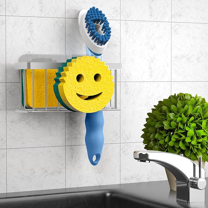 MURLONG Sponge Holder Smiley Face, Sink Organizer - Image 6