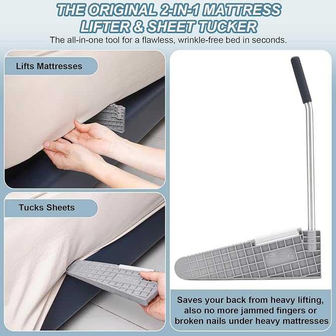 Mattress Lifter & Bed Maker Tool - Image 2