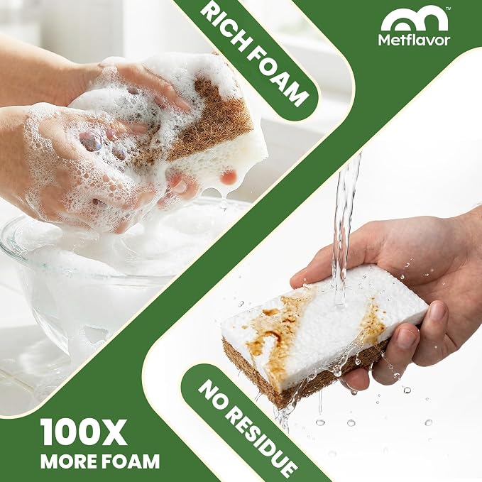 Metflavor Kitchen Sponges, Natural Sponge - Image 5