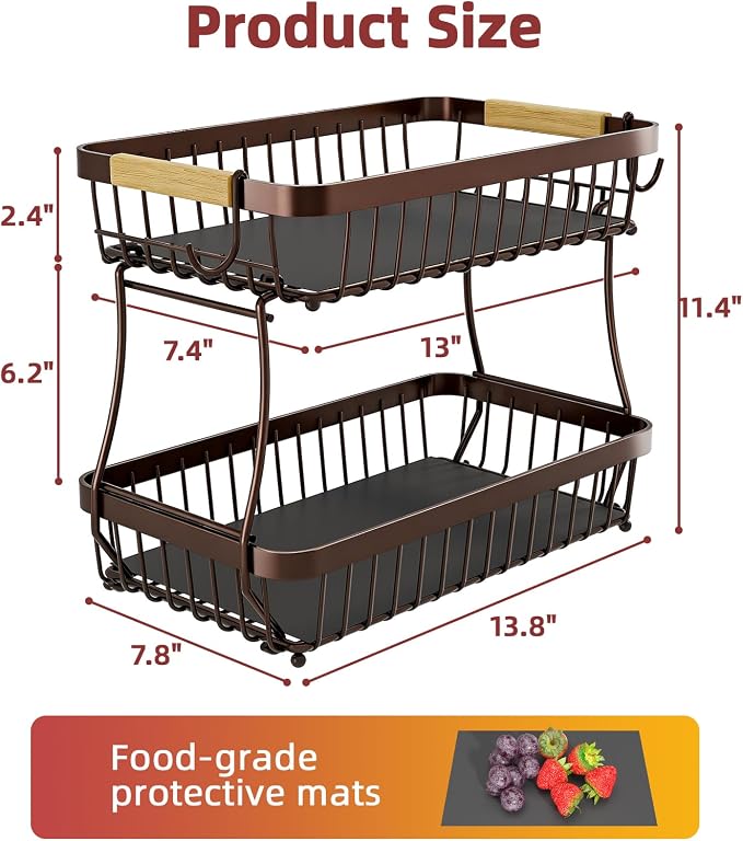 Sevenblue 2-Tier Fruit Basket - Image 7