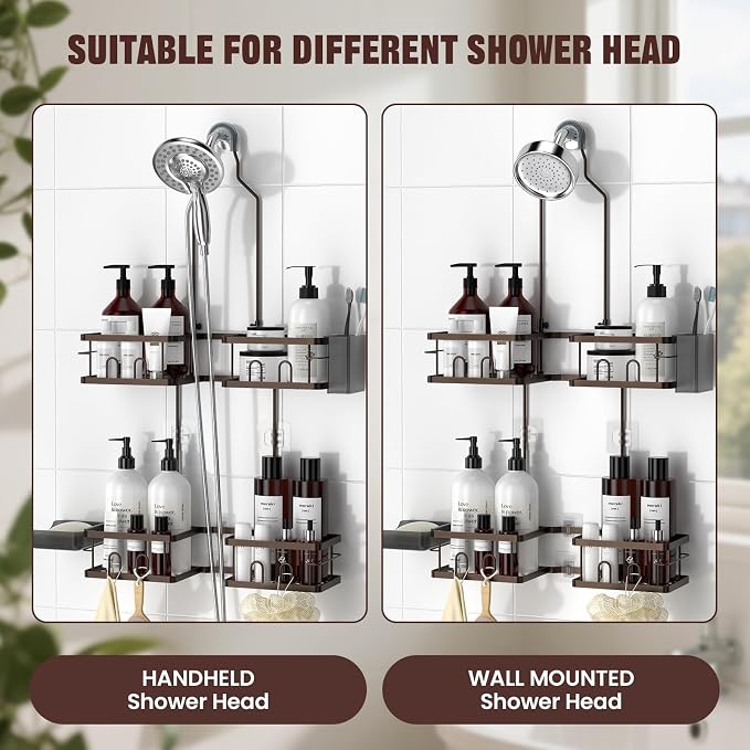 REINHARDT Adjustable Shower Caddy Hanging - Image 4