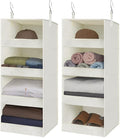 GRANNY SAYS 4-Shelf Hanging Closet Organizer, Foldable Storage, No-Sag Support by GRANNYSAYS