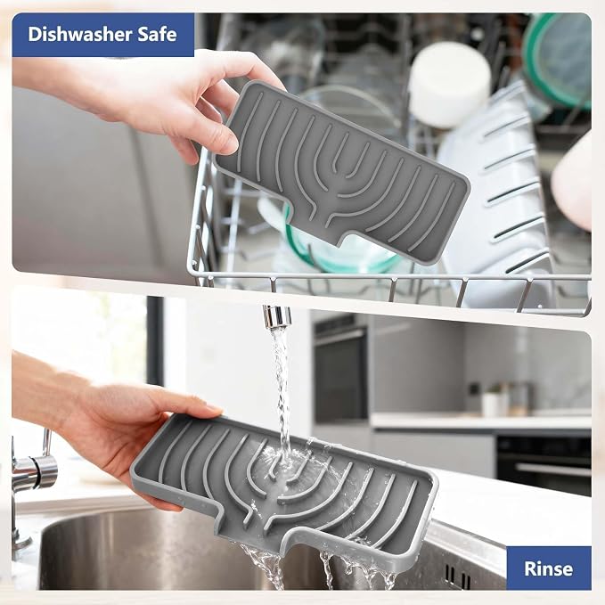 JACZZO Silicone Sponge Holder for Kitchen Sink, Sink Caddy - Image 5