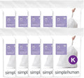 simplehuman Code K 200 Count Custom Fit Liners, Drawstring Kitchen Trash Bags by Unknown