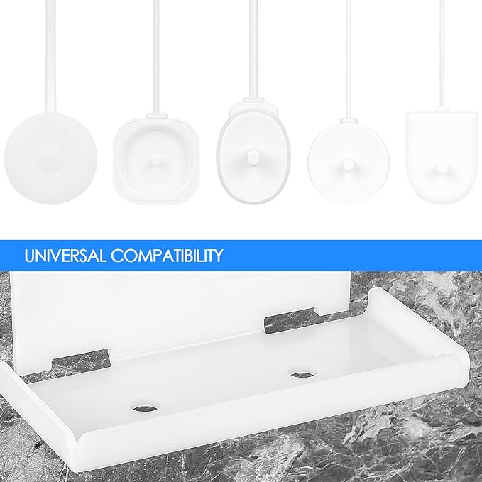 Electric Toothbrush Holder Wall Mounted, Electric Toothbrush Cord Organizer - Image 5