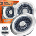 3 in 1 Kitchen Sink Drain Strainer Stopper Basket Pop Up Silver by Nipoko