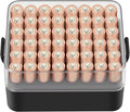 ALCYON Clear Plastic Battery Organizer Storage Case by ALCYON