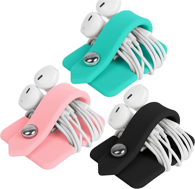 Cord Organizer Earbuds Holder Earphone Wrap Earphones Organizer Headset by ELFRhino