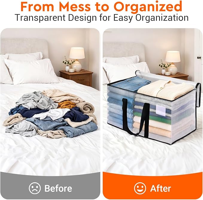 BlissTotes Moving Bags, 93L 8-Pack Storage Bags, Moving Boxes | Moving Box - Image 6