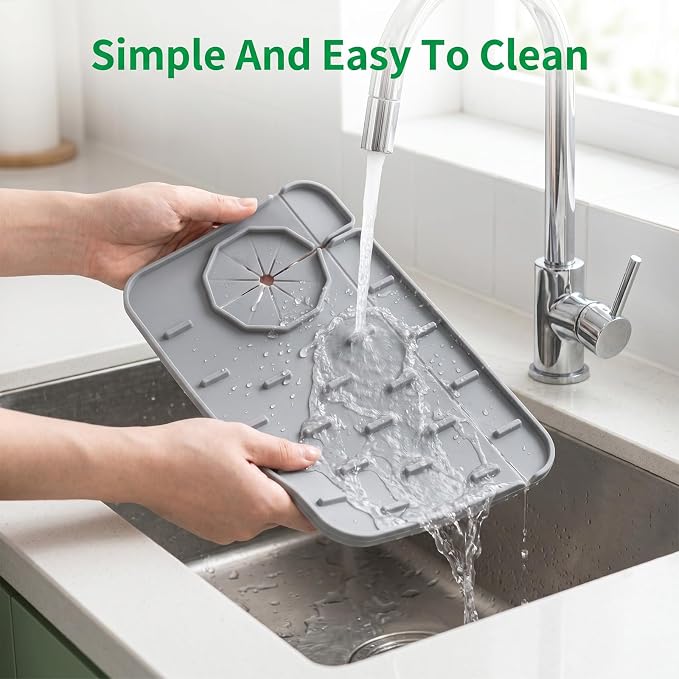 Faucet Draining Mat, Silicone Faucet Mat - Image 5