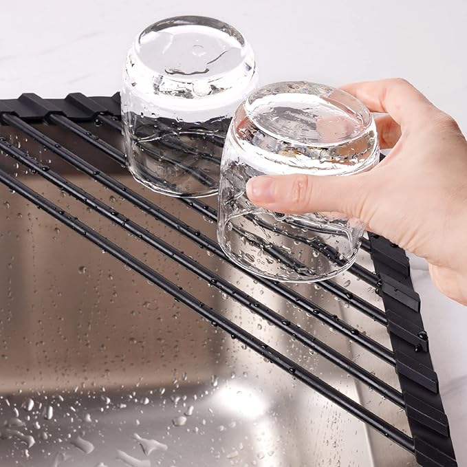 Tomorotec Triangle Roll Up Dish Drying Rack - Image 8