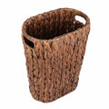 Coeusy Wicker Trash Can, Rattan Waste Basket by WEAVECOMFORTINTOEVERYCORNER