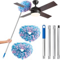 DRQ Ceiling Fan Cleaner Duster, 13-48 in Extension Pole, 2 Pack | Detachable by DRQ