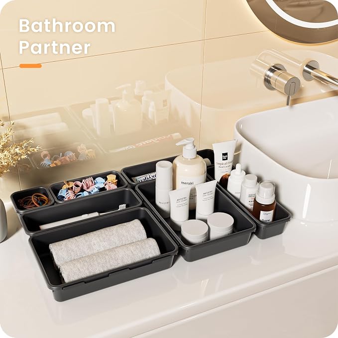 A-LuGei 【Military Grade】 Drawer Organizer, 【】 Makeup organizer - Image 2