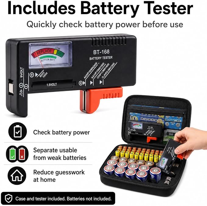 Comecase Battery Organizer Case - Image 3