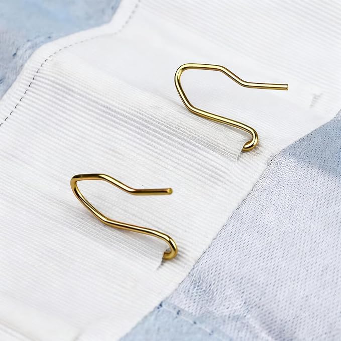 Curtain Hooks Drapery Hooks 60 Pack 1.3 Inch Large Heavy Duty Stainless Steel - Image 3