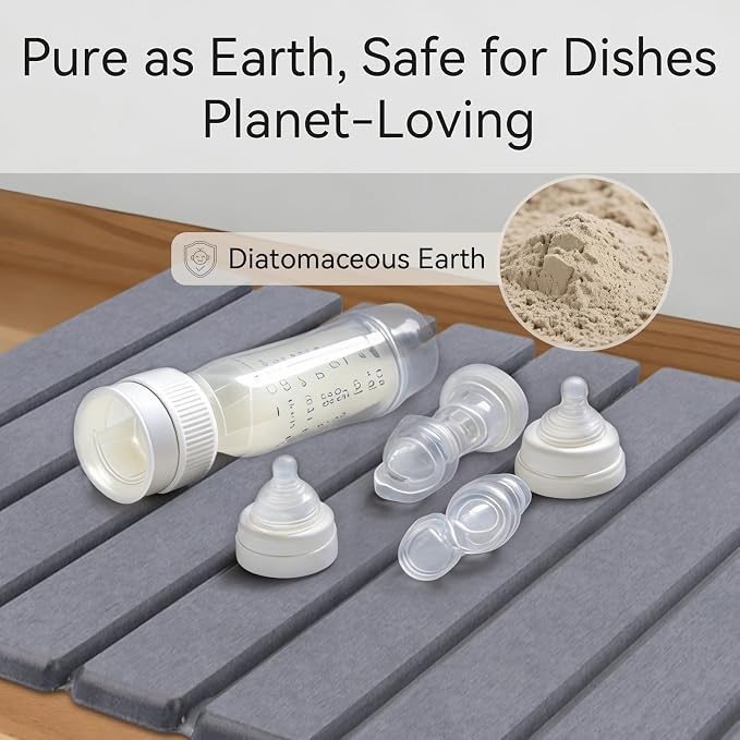 Stone Drying Mat for Kitchen Counter, Drying Matt Kitchen Counter, Quick Dry - Image 5